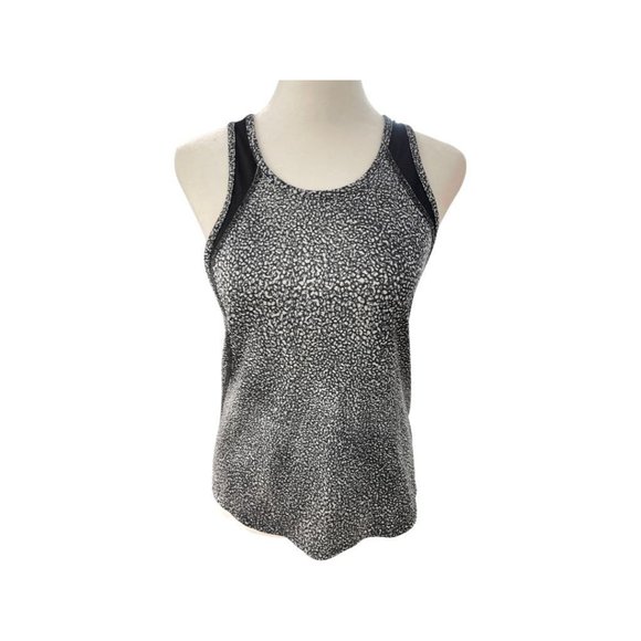Nike Dri-Fit Black Patterned Active Tank - Picture 1 of 2